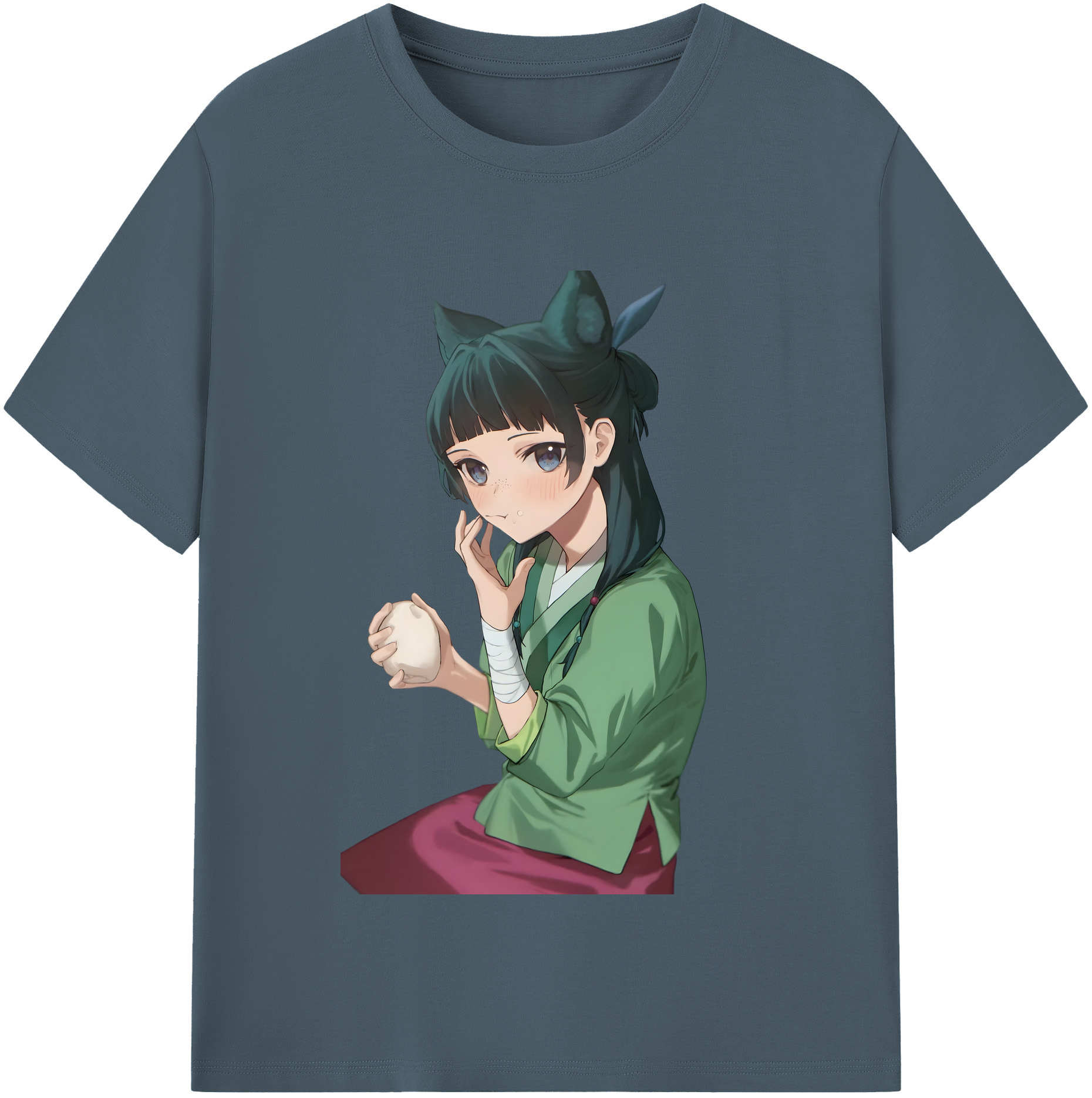 （画像用） 薬屋のひとりごと The Apothecary Diaries 綿100％半袖Tシャツ（フロントプリント）